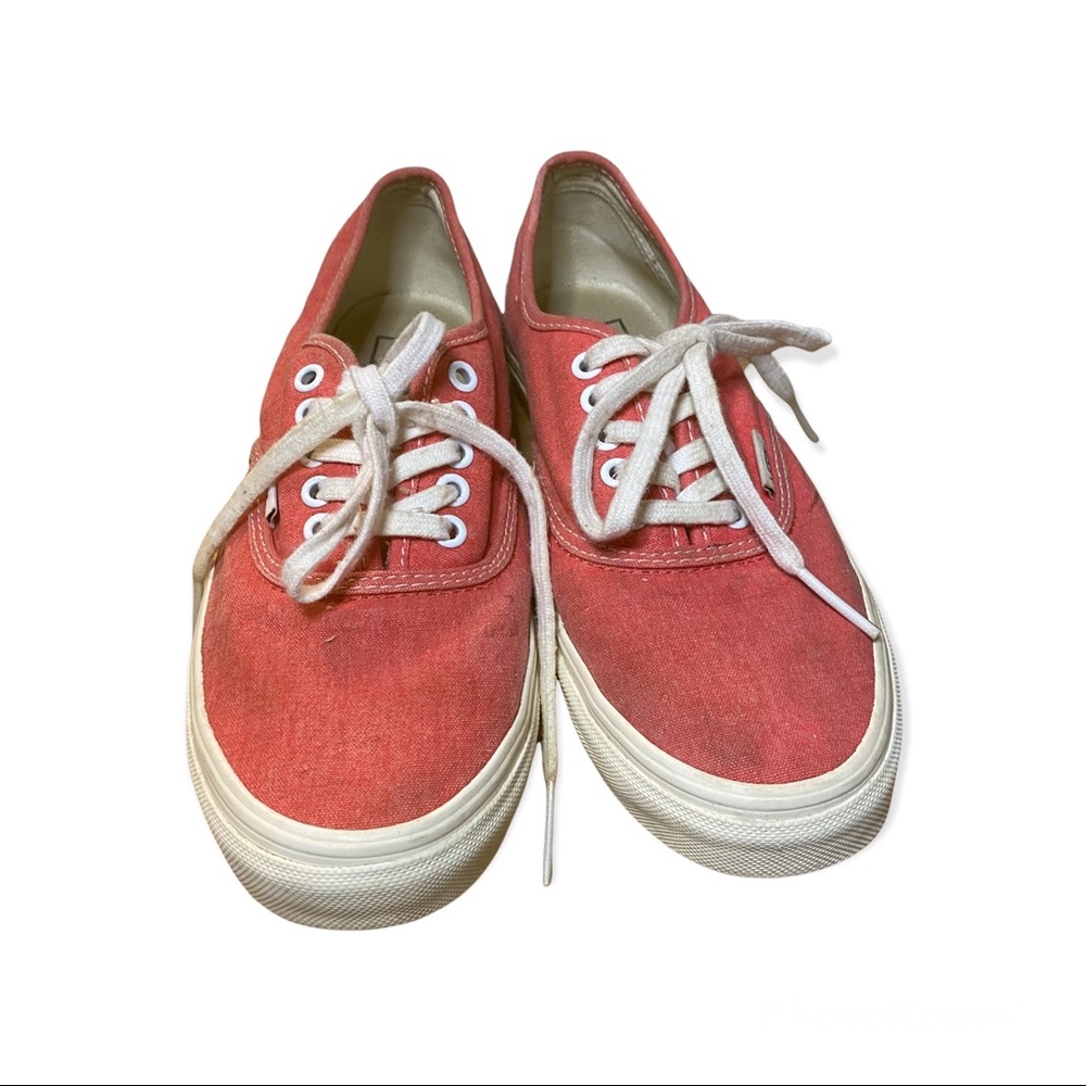 Vans Womens size 7 Men size 5.5 Era Classic Lace-Up Pink/Coral Skateboard Shoes